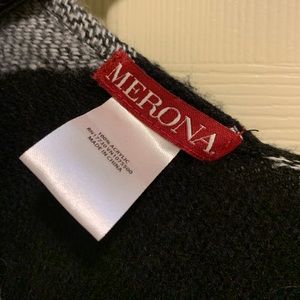Merona Accessories - Black and White Plaid Shawl Merona Accessories - Black and White Plaid Shawl